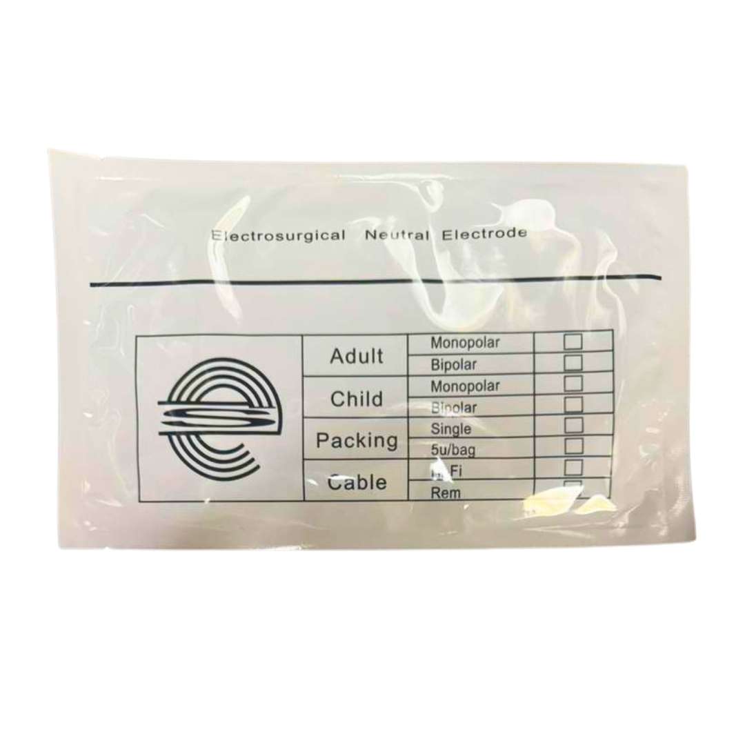 (Grounding) Electrosurgical Neutral Electrode Pad x10 – WAX SHOP